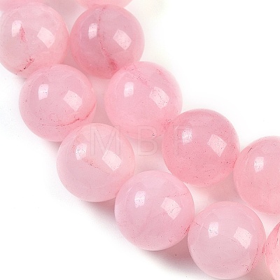 Natural Rose Quartz Beads Strands G-F591-04-14MM-1