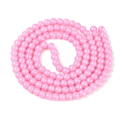 Baking Paint Glass Pearl Beads Strands DGLA-ZX001-05A-10-1