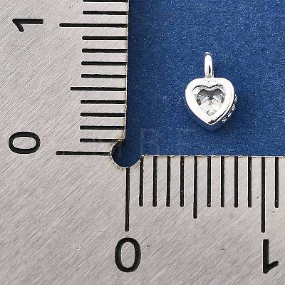 925 Sterling Silver Cubic Zirconia Charms STER-Q005-01A-A-1