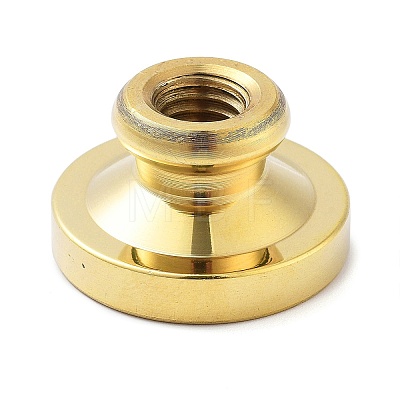 Golden Tone Wax Seal Brass Stamp Heads STAM-P002-01G-05-1