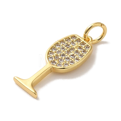 Brass Micro Pave Cubic Pendants LS-KK-U027-07G-01-1
