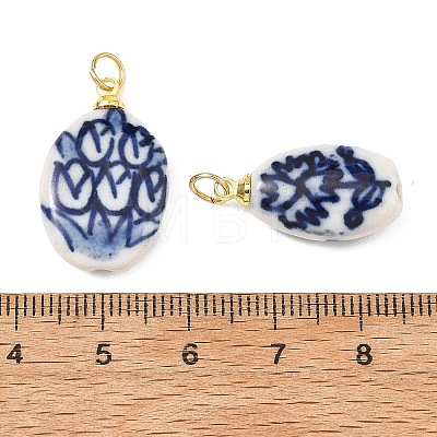 Handmade Porcelain Pendants PALLOY-JF06044-1