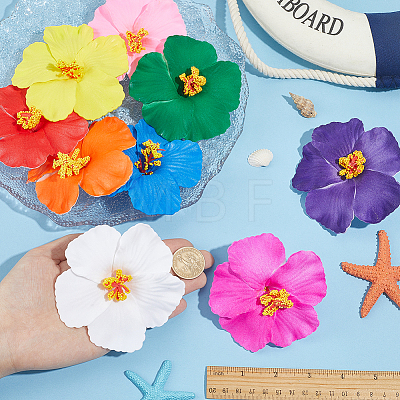 9Pcs 9 Colors Flower EVA Alligator Hair Accessories PHAR-PH0001-25-1