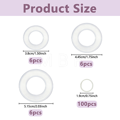 Plastic Hidden Corset Clip DIY-WH0899-714-1
