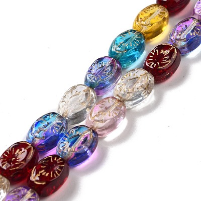 Transparent Glass Beads Strands GLAA-F114-05-1