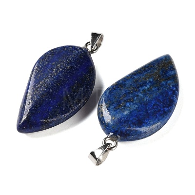 Dyed Natural Lapis Lazuli Pendants GG-CBACB71-05P-18-1