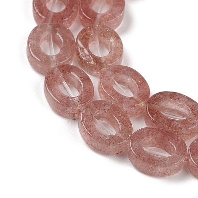 Natural Strawberry Quartz Beads Strands G-M439-A11-01-1