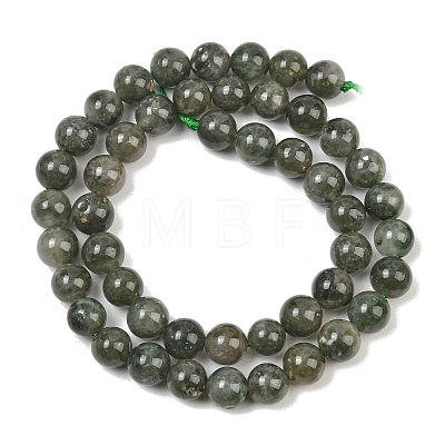 Natural Green Rutilated Quartz Beads Strands GG-CBAC4F6-B01-8mm-C-1