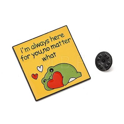 I'm Always Here for You No Matter What Alloy Brooches JEWB-M046-17C-1