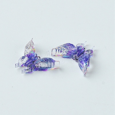 Translucent Resin Cabochons RESI-E039-24-1