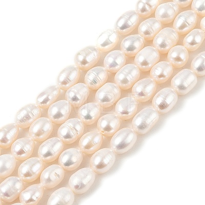 Natural Cultured Freshwater Pearl Beads Strands PEAR-I007-01B-05B-1