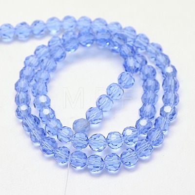 Glass Beads Strands X-EGLA-J042-6mm-05-1