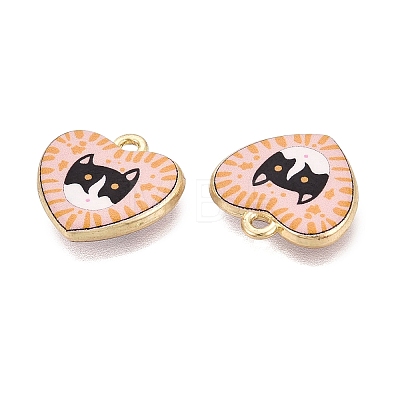 Valentine's Day Printed Alloy Pendants PALLOY-SZC0008-15C-1