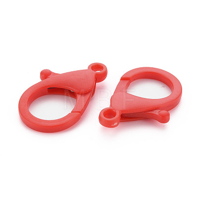 Plastic Lobster Claw Clasps X-KY-ZX002-16-B-1