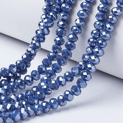 Electroplate Glass Beads Strands LS-EGLA-A044-P1mm-A16-1