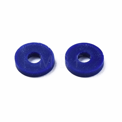 Handmade Polymer Clay Beads Strands CLAY-R089-6mm-T02B-31-1