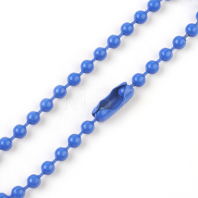 Eco-Friendly Iron Ball Chains with Connectors IFIN-F149-A16-1