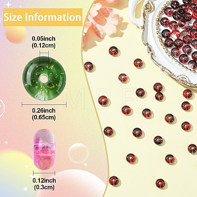 10G Electroplate Transparent Colours Rainbow Glass Seed Beads SEED-YW0003-04A-1