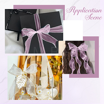 1Bag Organza Ribbon ORIB-CY0001-04B-1