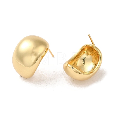 Brass Earrings for Women EJEW-E301-03G-1