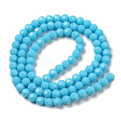 Opaque Glass Beads Stands EGLA-A035-P6mm-D08-1