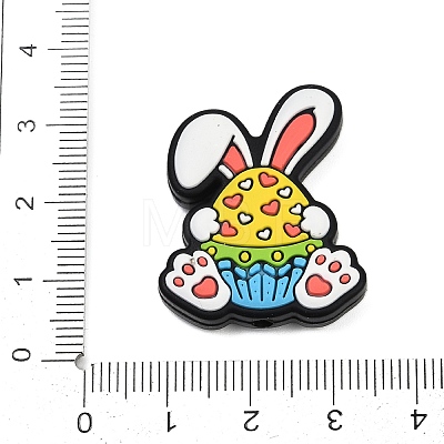 Easter Rabbit Silicone Beads SIL-V002-05A-1