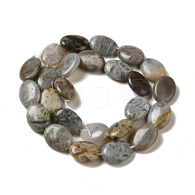 Natural Bamboo Leaf Agate Beads Strands G-NH0014-B01-02-1