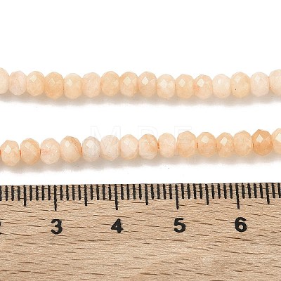 Dyed Natural Malaysia Jade Rondelle Beads Strands G-E316-2x4mm-36-1