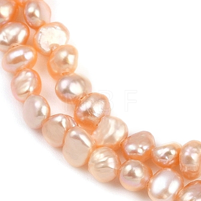 Natural Cultured Freshwater Pearl Beads Strands PEAR-P064-19B-05C-1