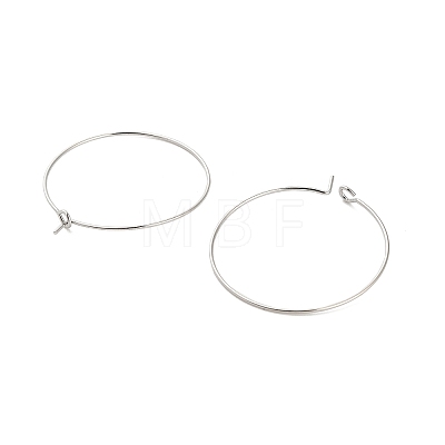 Brass Hoop Earring Findings KK-R112-038D-1