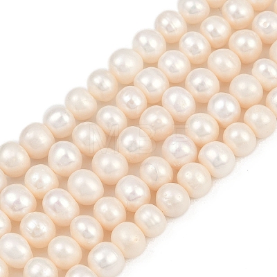 Natural Cultured Freshwater Pearl Beads Strands PEAR-I007-07J-06B-1