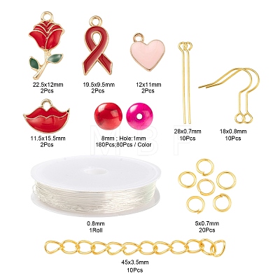 DIY Jewelry Set Making Kits for Valentine's Day DIY-LS0001-83-1