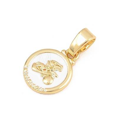 Brass Charms KK-E798-01A-G-1