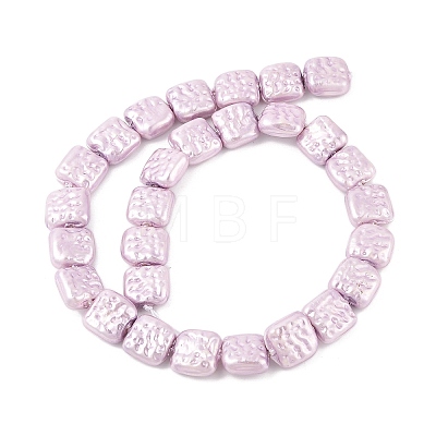 Electroplated Porcelain Beads Strands BSHE-Z007-01A-1