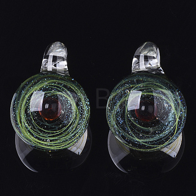 Handmade Lampwork Pendants LS-LAMP-N021-005D-1