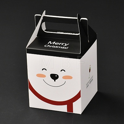 Christmas Theme Paper Fold Gift Boxes CON-G011-01A-1