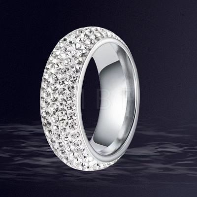 Titanium Steel Finger Rings for Women WGAEC69-06-1