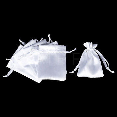 10Pcs Brocade Good Luck Fortune Drawstring Gift Blessing Bags PAAG-TADJ0001-01A-1