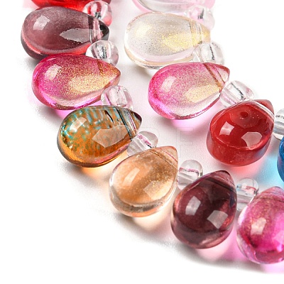 Transparent Glass Beads Strands X-GLAA-B014-01D-1