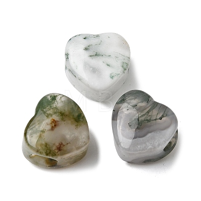 Natural Tree Agate European Beads G-C269-01B-1