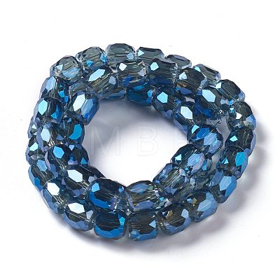 Electroplate Glass Beads GLAA-F108-14A-02-1