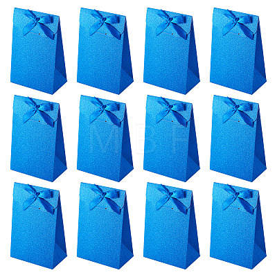 Rectangle Glitter Paper Gift Bags CARB-TAC0002-05C-1