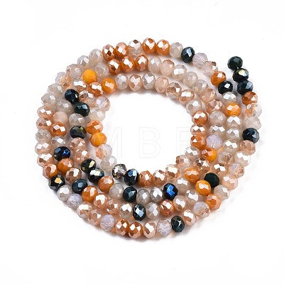 Glass Beads Strands X-GLAA-T006-16B-1