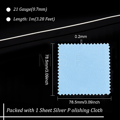 1M Sterling Silver Wire STER-BC0001-94A-1
