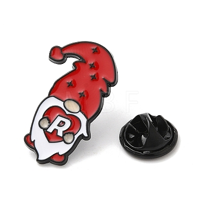 Christmas Dwarf/Gnome with Heart Enamel Pins for Women JEWB-D017-04D-EB-1