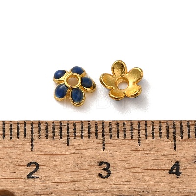 Alloy Enamel Beads Caps FIND-G074-02H-1