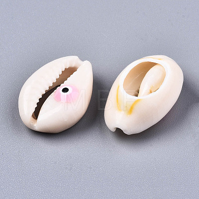 Natural Cowrie Shell Beads SHEL-S266-23J-1