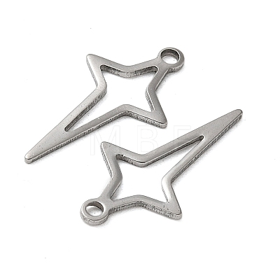 201 Stainless Steel Pendants STAS-I330-045P-1