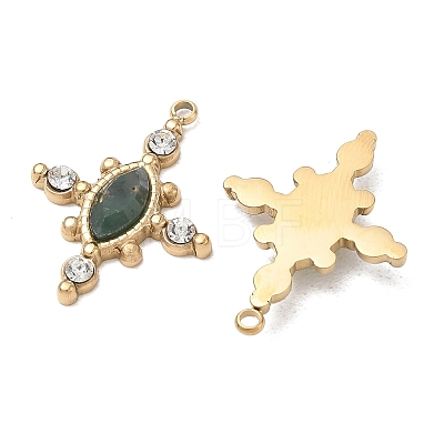 Natural African Jade Faceted Horse Eye Pendants GG-CBA50CD-08G-01-1