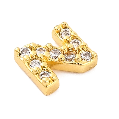 Rack Plating Brass Micro Pave Cubic Zirconia Cabochons KK-F874-04G-Z-1